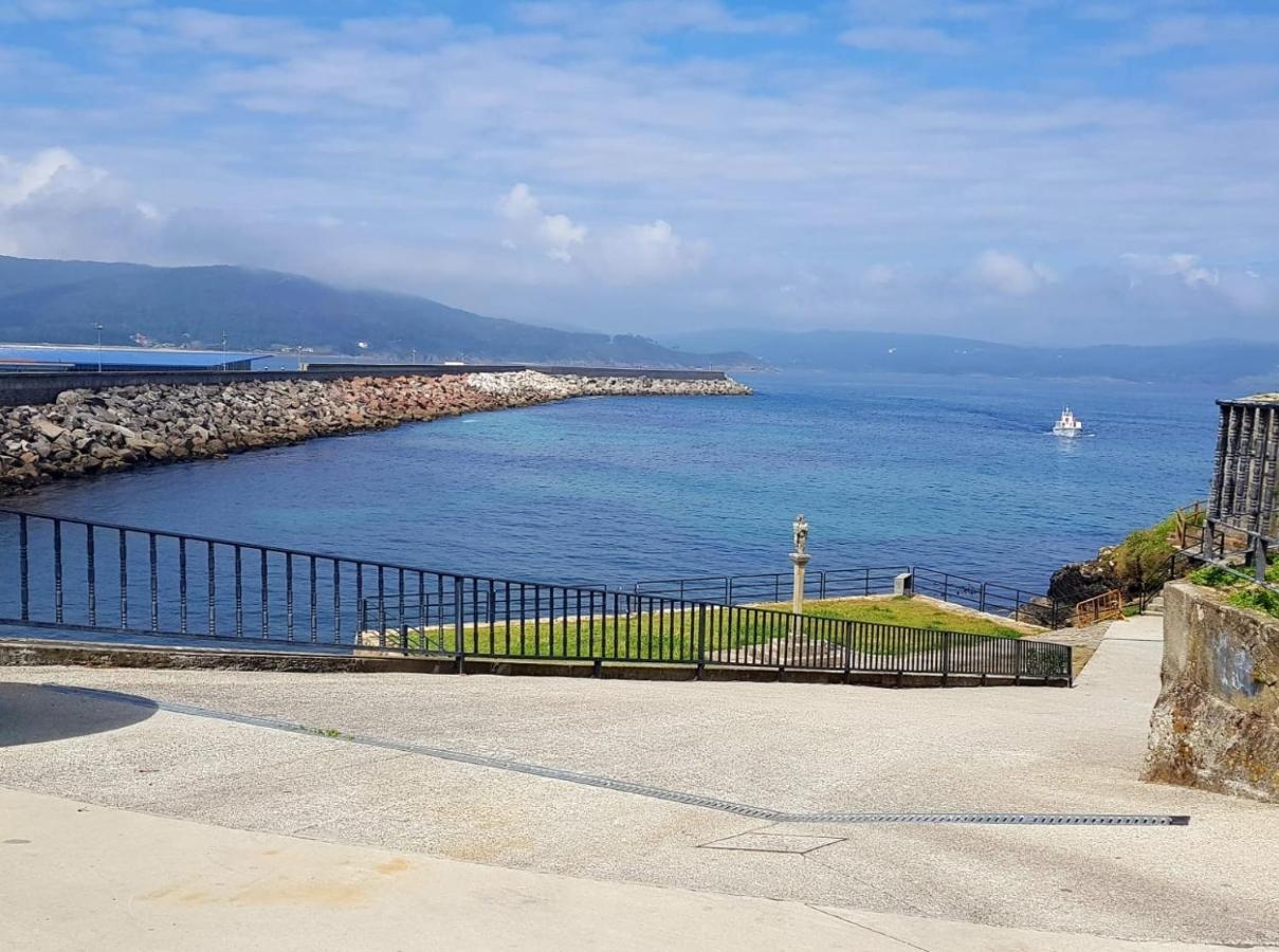 Apartamento playa da Ribeira Finisterre Bagian luar foto